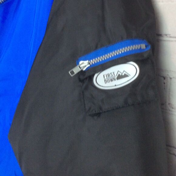Vintage First Down Ski Jacket Mens Sz XXL Techno Street Wear Snow HeavyDuty Blue - Picture 8 of 12